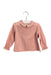 A Pink Long Sleeve Tops from Nanos in size 18-24M for girl. (Front View)
