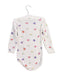 A White Long Sleeve Bodysuits from Petit Bateau in size 3T for girl. (Back View)