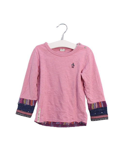 A Pink Long Sleeve Tops from Ragmart in size 2T for girl. (Front View)