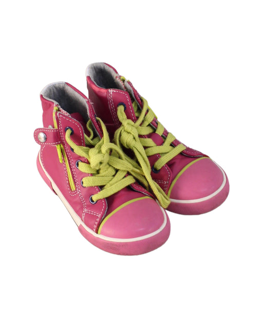 A Pink Sneakers from Chicco in size 4T for girl. (Front View)