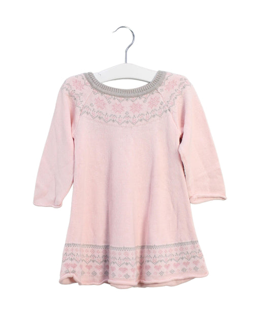 A Pink Sweater Dresses from Blueberi Boulevard in size 18-24M for girl. (Front View)