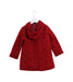 A Red Coats from Jacadi in size 4T for girl. (Back View)