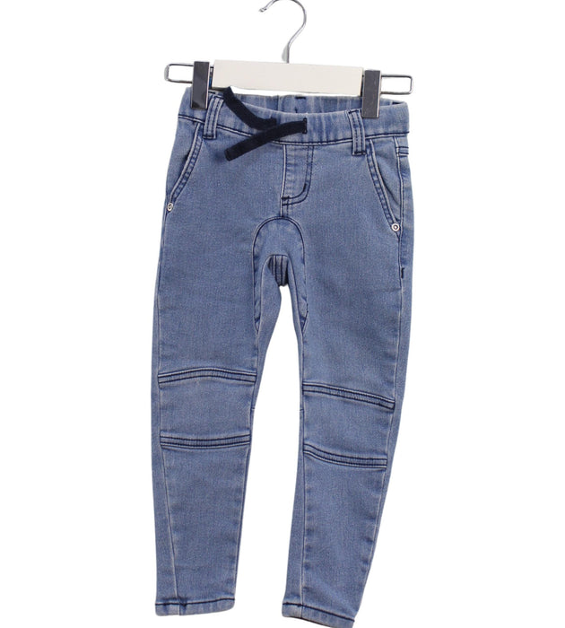 A Blue Casual Pants from Seed in size 2T for boy. (Front View)