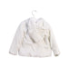 A White Puffer/Quilted Jackets from Seed in size 12-18M for girl. (Back View)