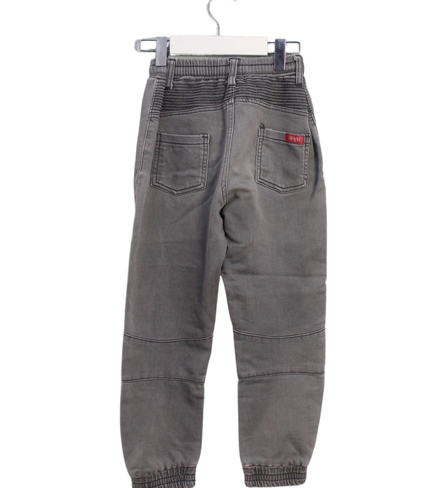A Grey Casual Pants from Seed in size 6T for boy. (Back View)