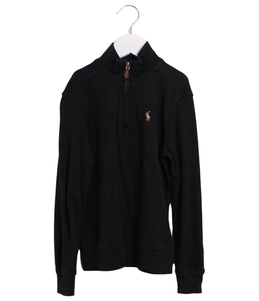 A Black Long Sleeve Tops from Polo Ralph Lauren in size 5T for boy. (Front View)