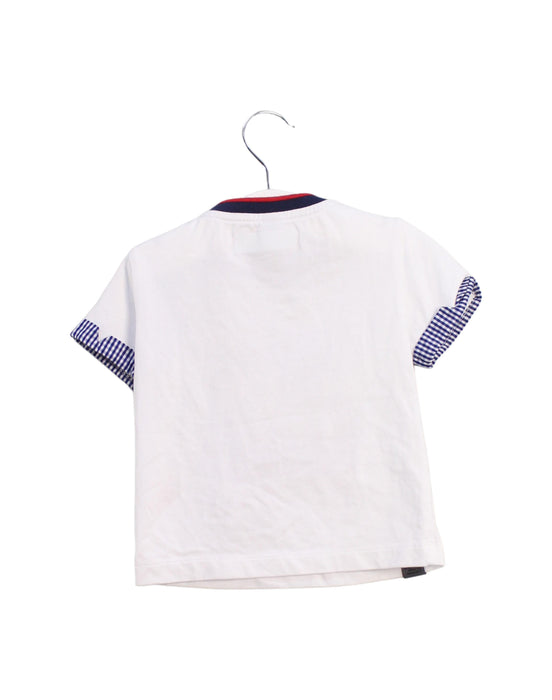 A White Short Sleeve T Shirts from Ferrari in size 6-12M for boy. (Back View)
