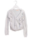 A Silver Cardigans from Momonittu in size 6T for girl. (Front View)