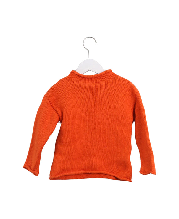 A Orange Knit Sweaters from COS in size 2T for girl. (Back View)