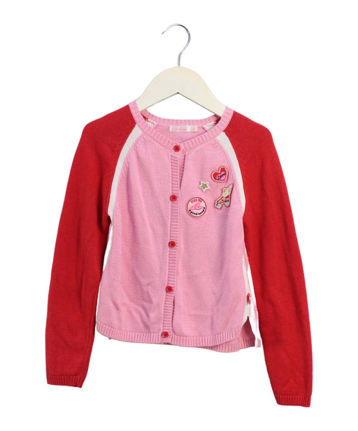 A Pink Cardigans from Billieblush in size 5T for girl. (Front View)