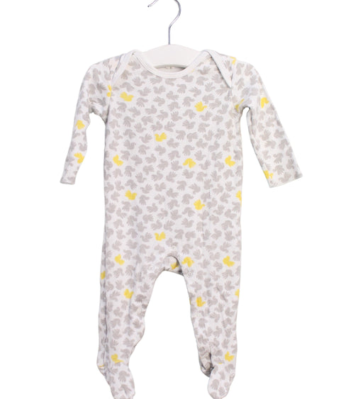 A Grey Long Sleeve Jumpsuits from Stella McCartney in size 0-3M for boy. (Front View)