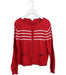 A Red Cardigans from Jacadi in size 6T for girl. (Front View)