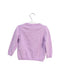 A Purple Knit Sweaters from mini kardi in size 12-18M for girl. (Back View)
