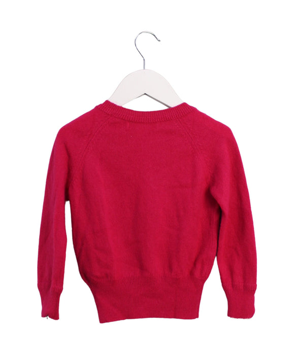 A Pink Knit Sweaters from Burberry in size 4T for girl. (Back View)