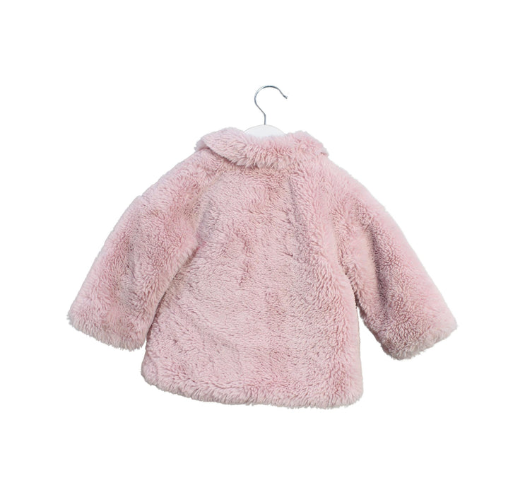A Pink Lightweight Jackets from Monnalisa in size 6-12M for girl. (Back View)