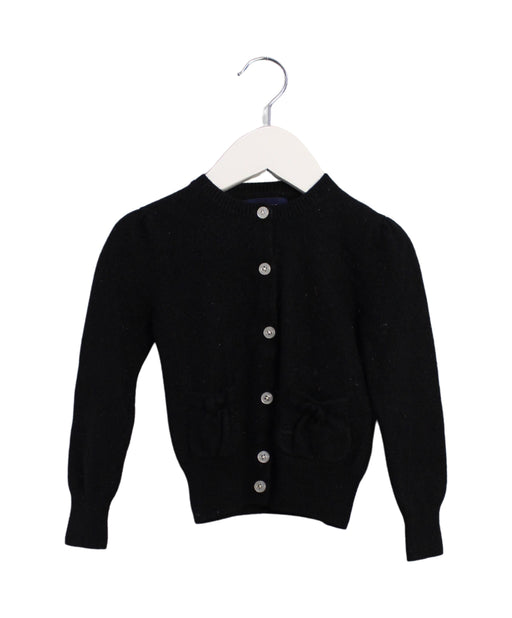 A Black Cardigans from Ralph Lauren in size 3T for girl. (Front View)