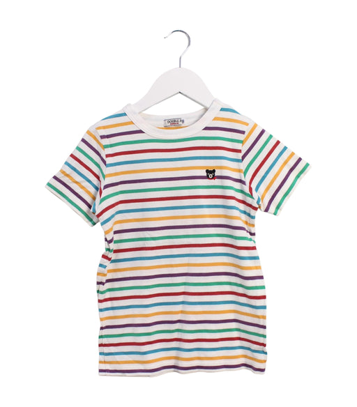 A Multicolour Short Sleeve T Shirts from Miki House in size 7Y for boy. (Front View)