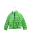 A Green Puffer/Quilted Jackets from Ralph Lauren in size 4T for girl. (Front View)