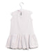 A White Sleeveless Dresses from Monnalisa in size 12-18M for girl. (Back View)