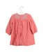 A Pink Long Sleeve Dresses from Bonpoint in size 6-12M for girl. (Back View)