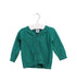 A Teal Cardigans from Petit Bateau in size 6-12M for girl. (Front View)