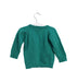 A Teal Cardigans from Petit Bateau in size 6-12M for girl. (Back View)