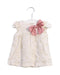 A White Dress Sets from Nanos in size 3-6M for girl. (Front View)
