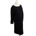 A Black Sweater Dresses from Konny in size L for maternity. (Front View)