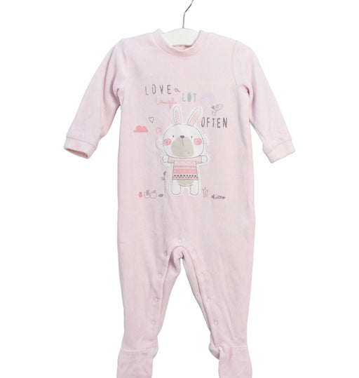 A Pink Onesies from Chicco in size 6-12M for girl. (Front View)