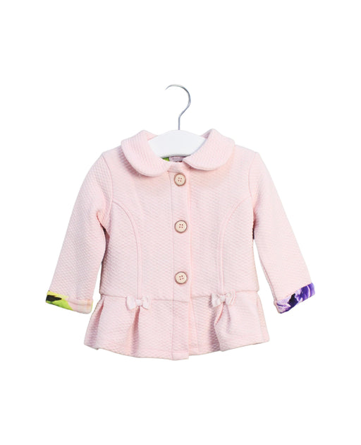 A Pink Lightweight Jackets from Baker by Ted Baker in size 6-12M for girl. (Front View)