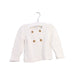 A White Cardigans from Cadet Rousselle in size 3-6M for girl. (Front View)
