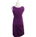 A Purple Sleeveless Dresses from Mothers en Vogue in size M for maternity. (Back View)