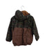 A Brown Puffer/Quilted Jackets from Miki House in size 2T for boy. (Back View)