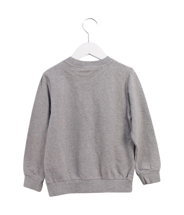 A Grey Crewneck Sweatshirts from Fendi in size 6T for boy. (Back View)