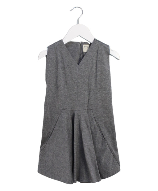 A Grey Sleeveless Dresses from In Good Company in size 3T for girl. (Front View)