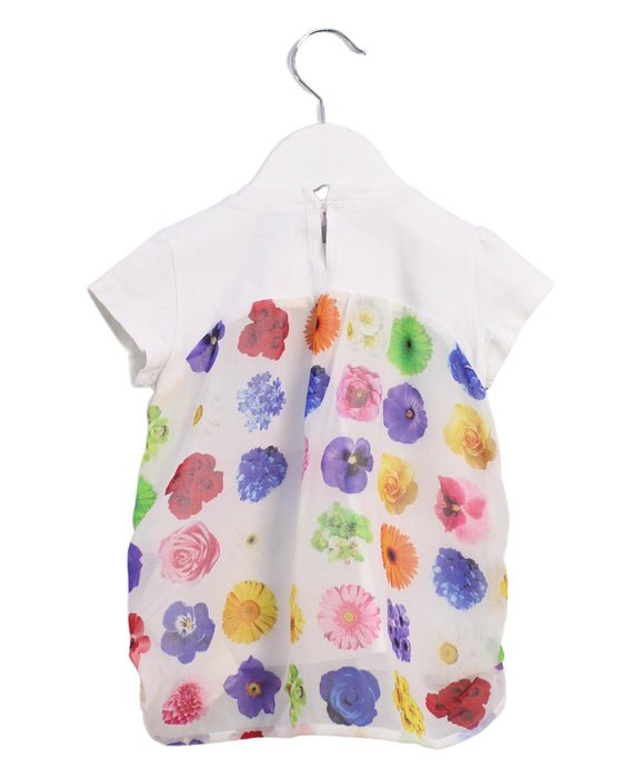 A Multicolour Short Sleeve Tops from Monnalisa in size 6-12M for girl. (Back View)