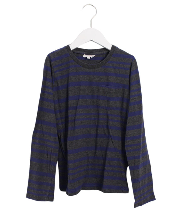 A Grey Long Sleeve Tops from Seed in size 8Y for girl. (Front View)