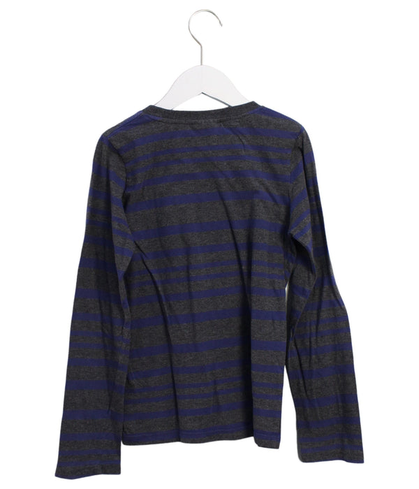 A Grey Long Sleeve Tops from Seed in size 8Y for girl. (Back View)