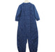 A Navy Sleepsacs from ErgoPouch in size 4T for neutral. (Back View)