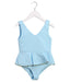 A Blue Swimsuits from Marysia in size 6T for girl. (Front View)