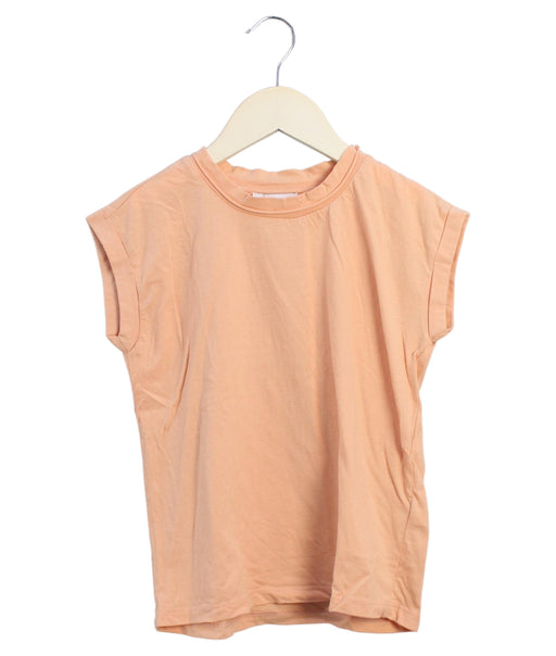 A Orange Short Sleeve Tops from REISS in size 5T for girl. (Front View)