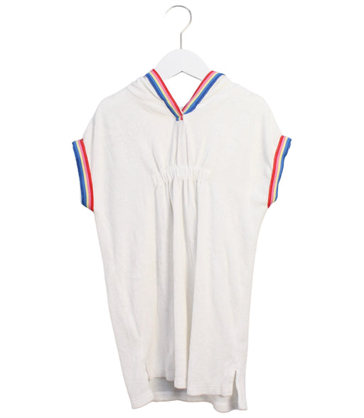 A White Short Sleeve Tops from Hanna Andersson in size 5T for girl. (Front View)
