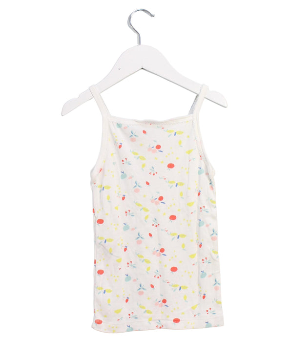 A Multicolour Sleeveless Tops from Petit Bateau in size 6T for girl. (Back View)