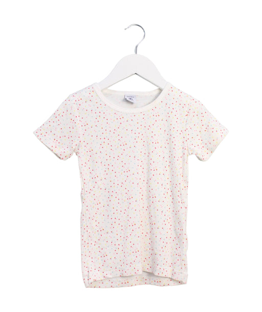 A Multicolour Short Sleeve T Shirts from Petit Bateau in size 6T for girl. (Front View)