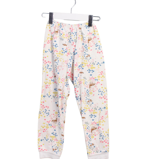 A Multicolour Casual Pants from Petit Bateau in size 6T for girl. (Front View)