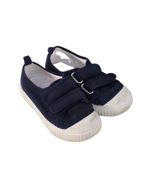 A Navy Sneakers from Jacadi in size 4T for boy. (Front View)