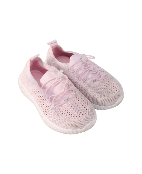 A Pink Sneakers from Seed in size 5T for girl. (Front View)