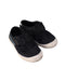 A Navy Slip Ons from Onitsuka Tiger in size 4T for boy. (Front View)