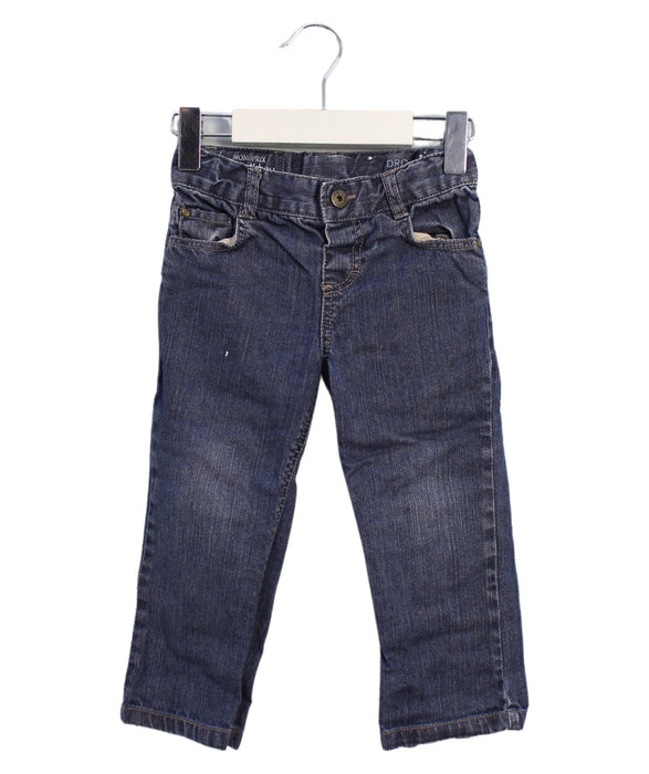 A Blue Jeans from Bout'Chou in size 12-18M for boy. (Front View)