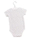 A White Short Sleeve Bodysuits from Bout'Chou in size 12-18M for boy. (Back View)
